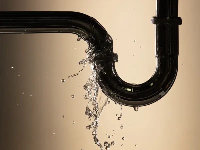 leaking pipe