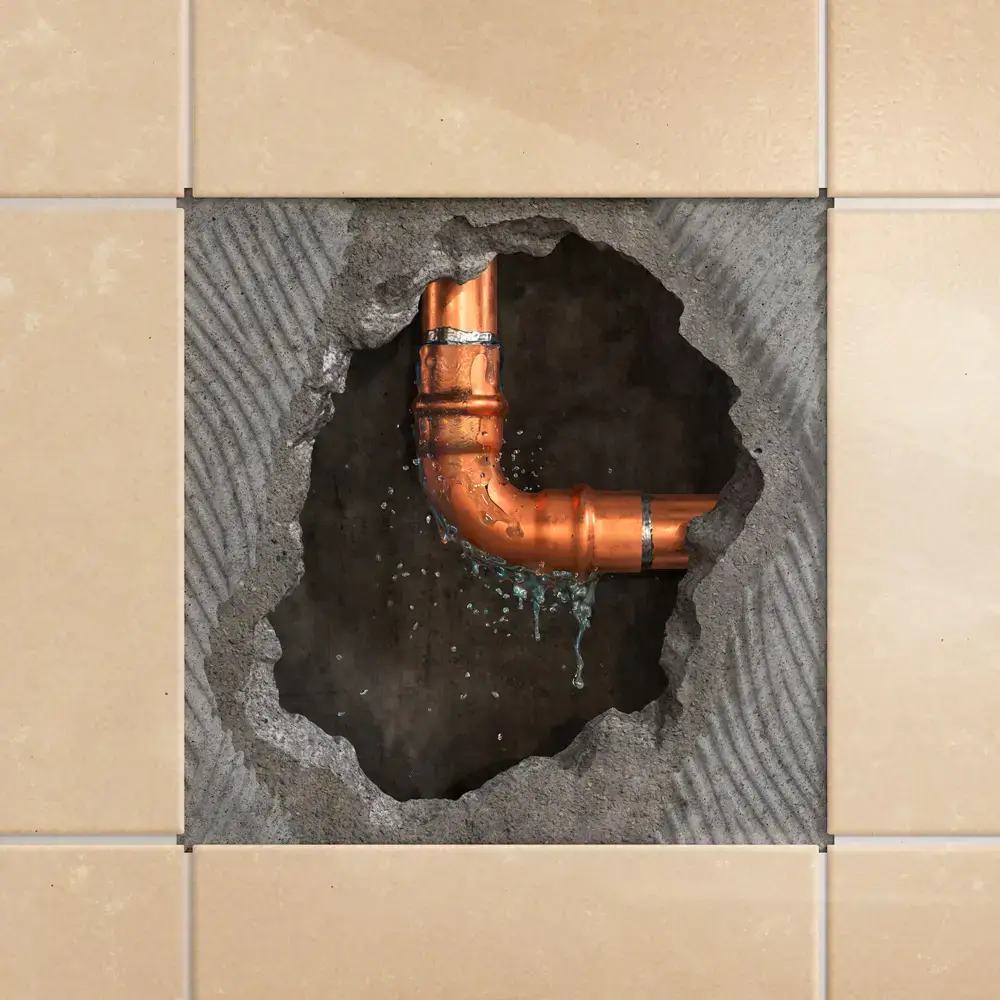 leaking pipes